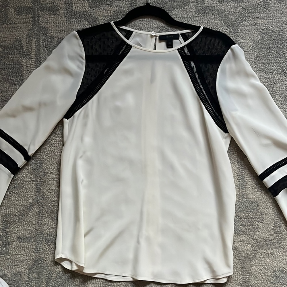 JCrew silk top size 00